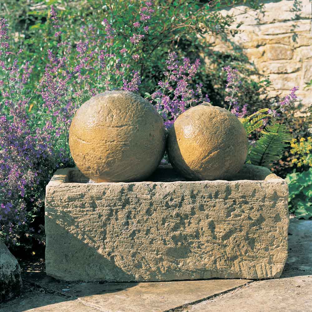Large Trough & Balls Water Feature
