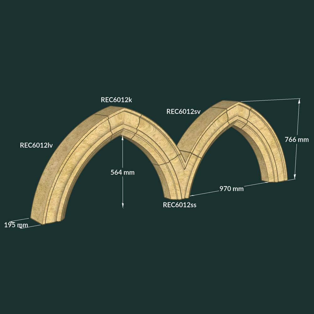 Double Gothic Arch head