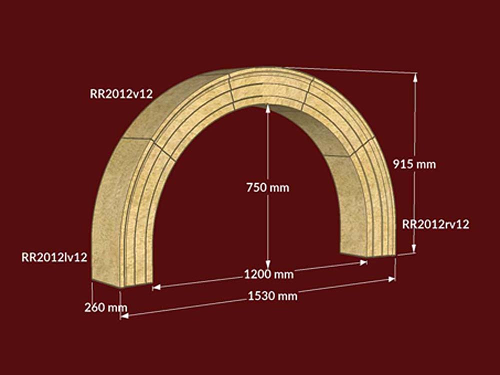 Single 1200mm Italianate Arch