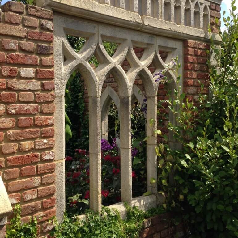 Tracery Window Gothic Tracery Window Redwood Stone