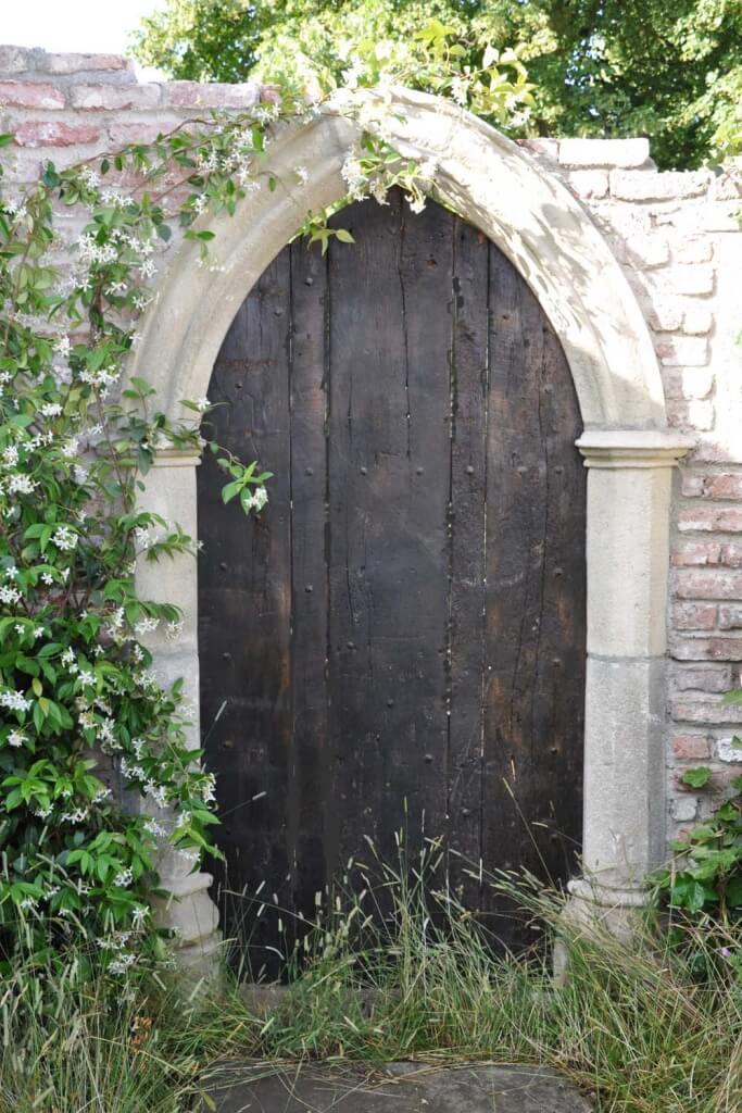 Gothic Arch Wooden Door