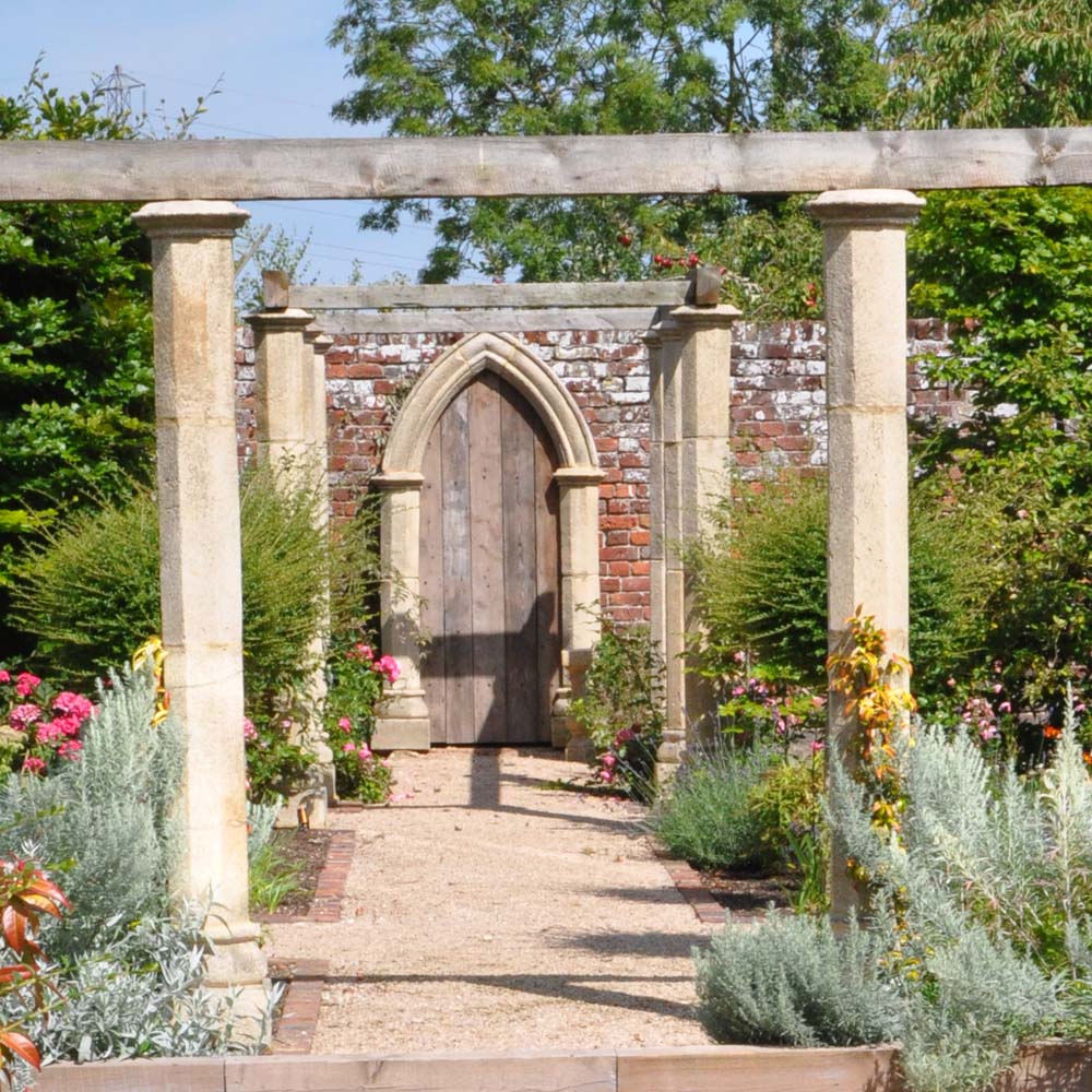 Large Octagonal Column - Large Stone Column - Redwood Stone