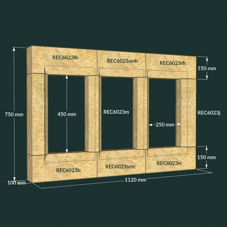 Mullion Windows Stone Mullion Windows Redwood Stone   REC6023tl 770x770 