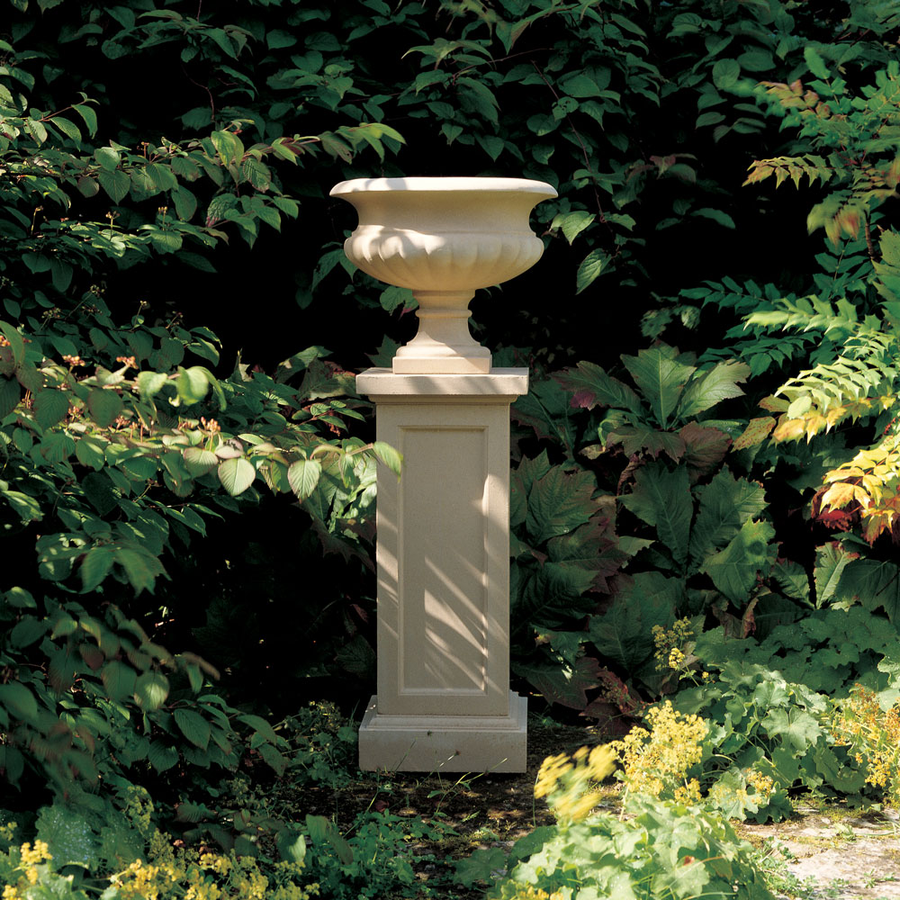 Adam Fluted Vase & Tudor Plinth
