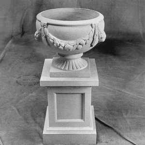 Fruit Vase on Small Tudor Plinth