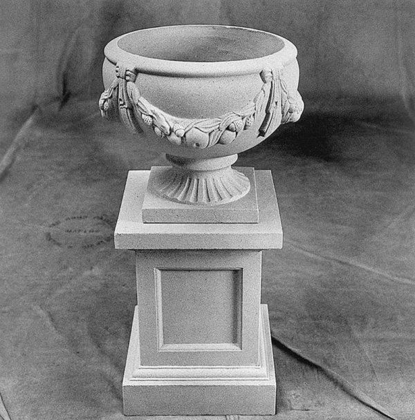 Fruit Vase on Small Tudor Plinth