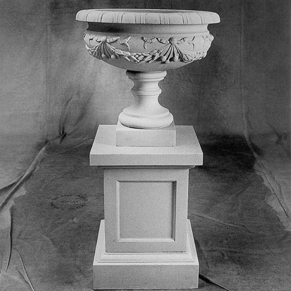 Italian Vase on Small Elizabethan Plinth