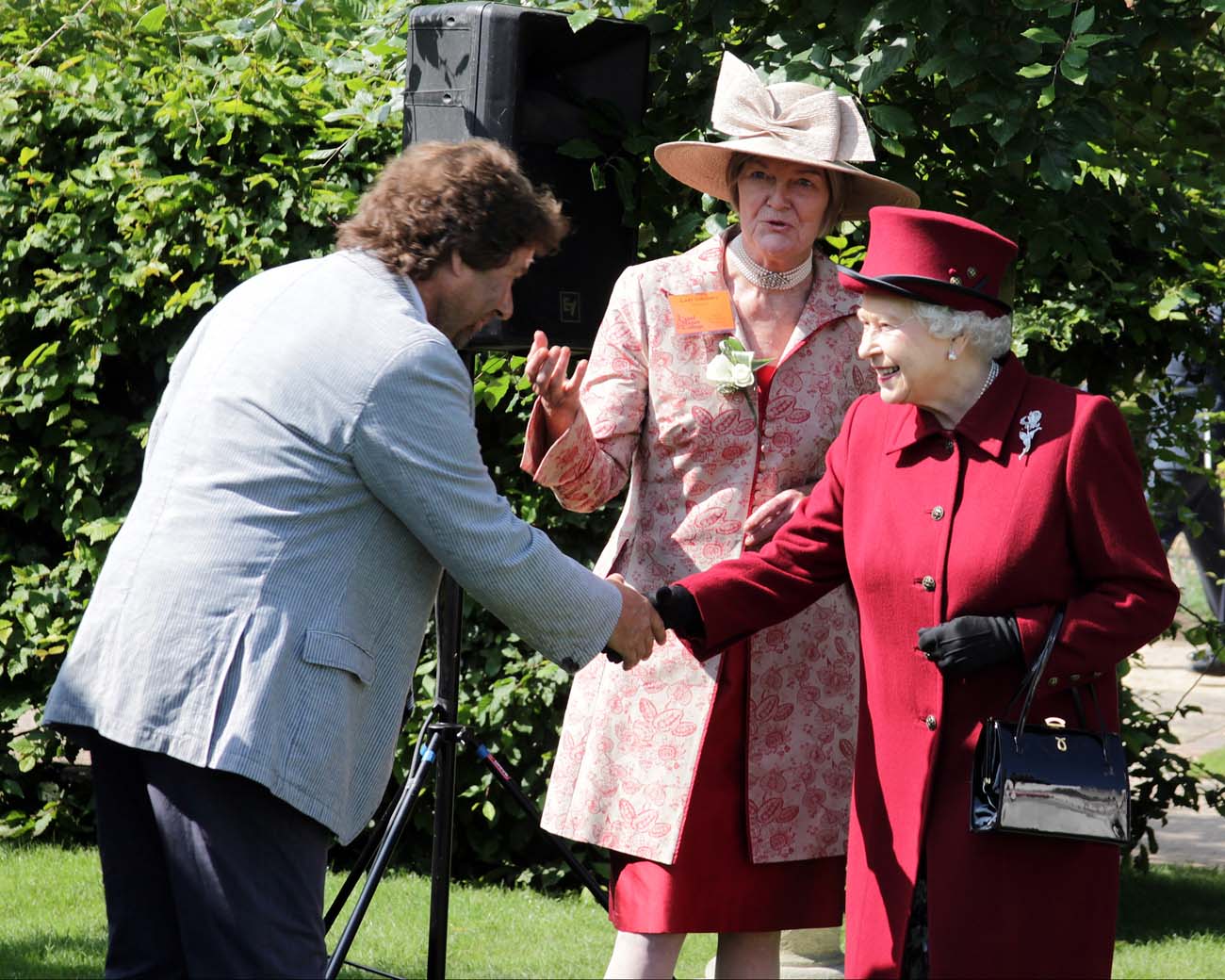 Tim Redwood meeting HM The Queen