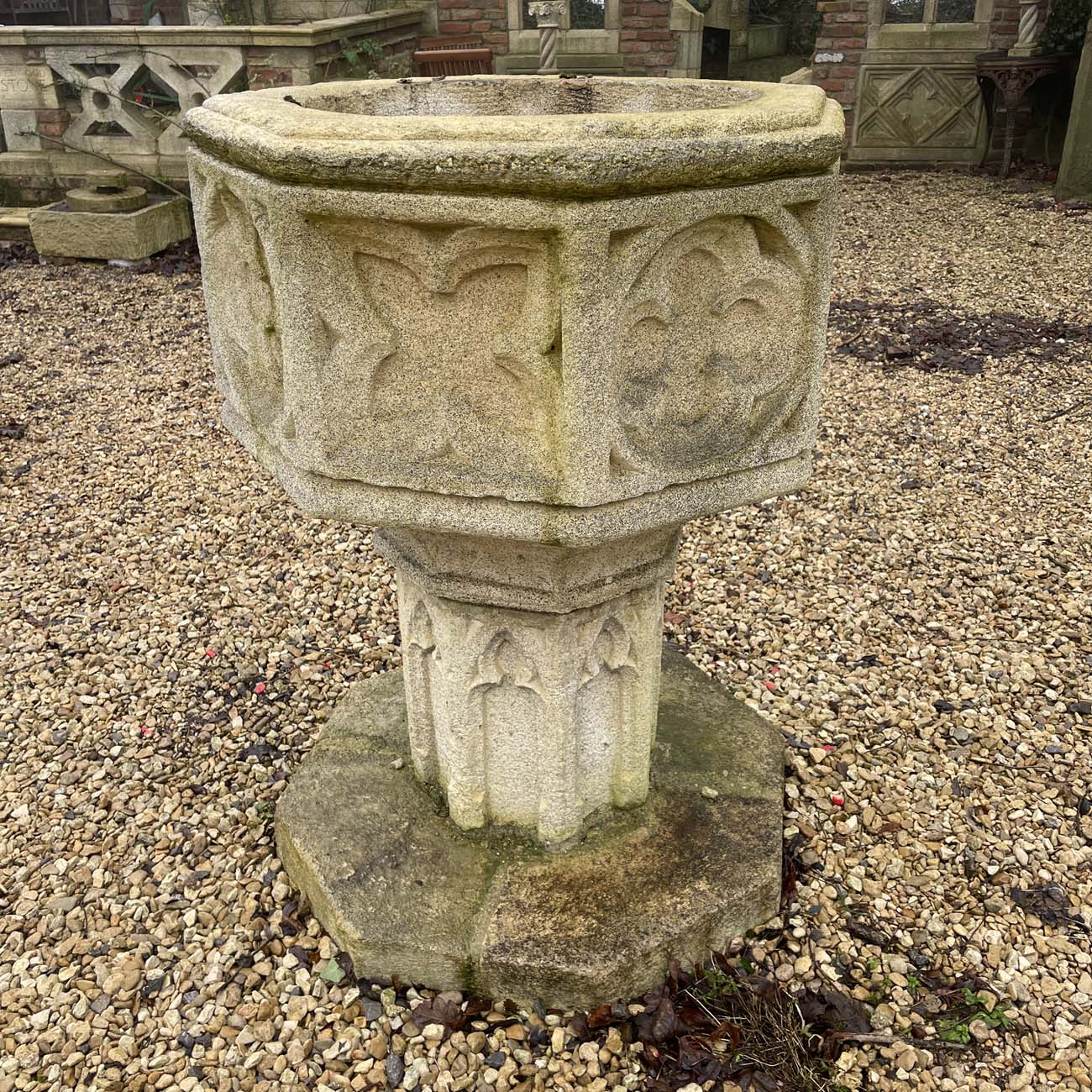 Large Font and Plinth