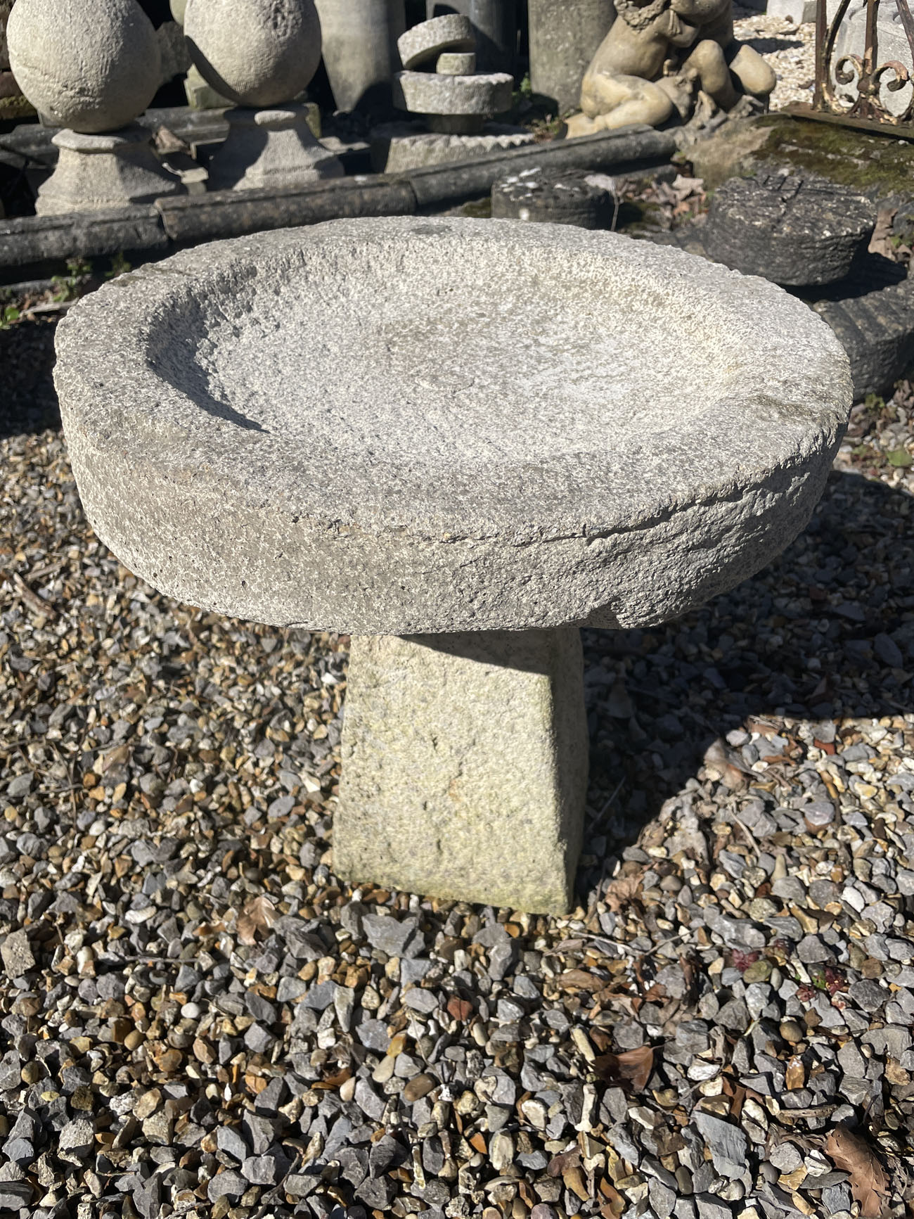 Little Birdbath Staddle Stone