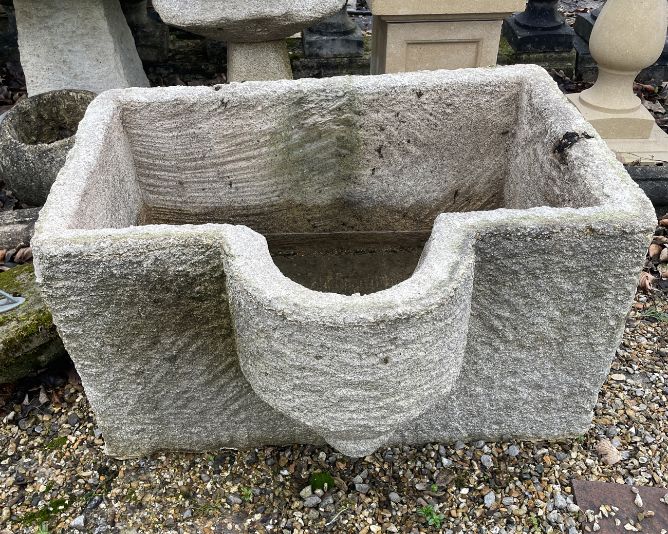 Large Drinking Trough Ornament Bin Ends